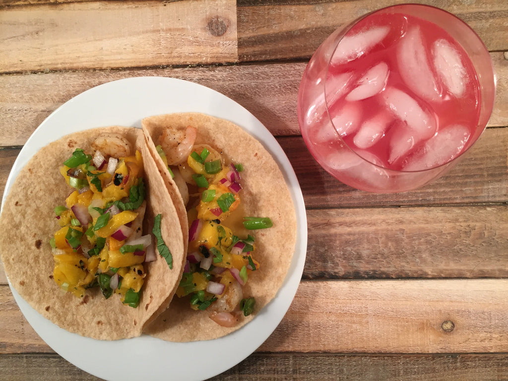 Just Peachy Shrimp Tacos You Need in Your Life ASAP
