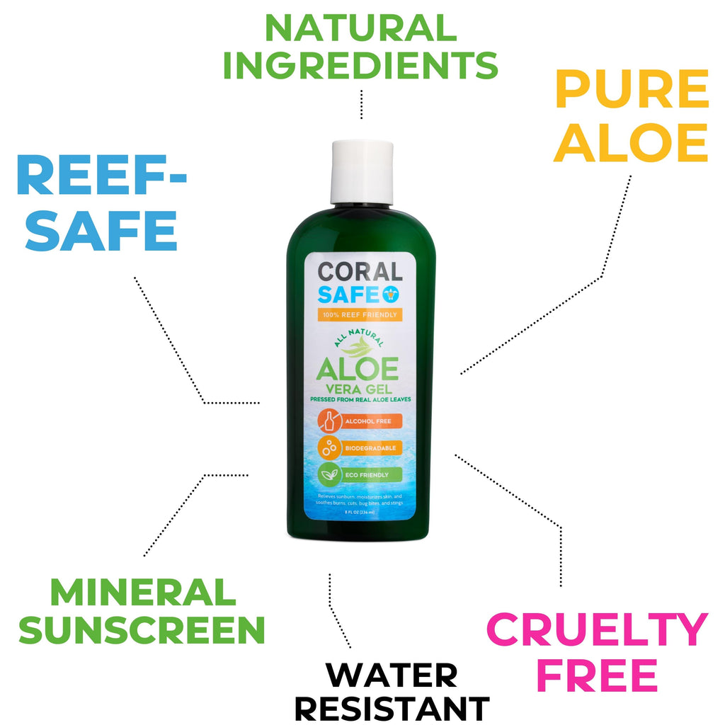 Coral Safe Pure Aloe Vera Gel